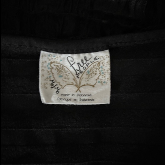 Free People Black Textured Mini Dress - Picture 3 of 5